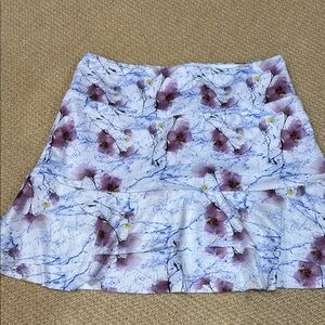 Floral Print Women's Skirt golf /tennis